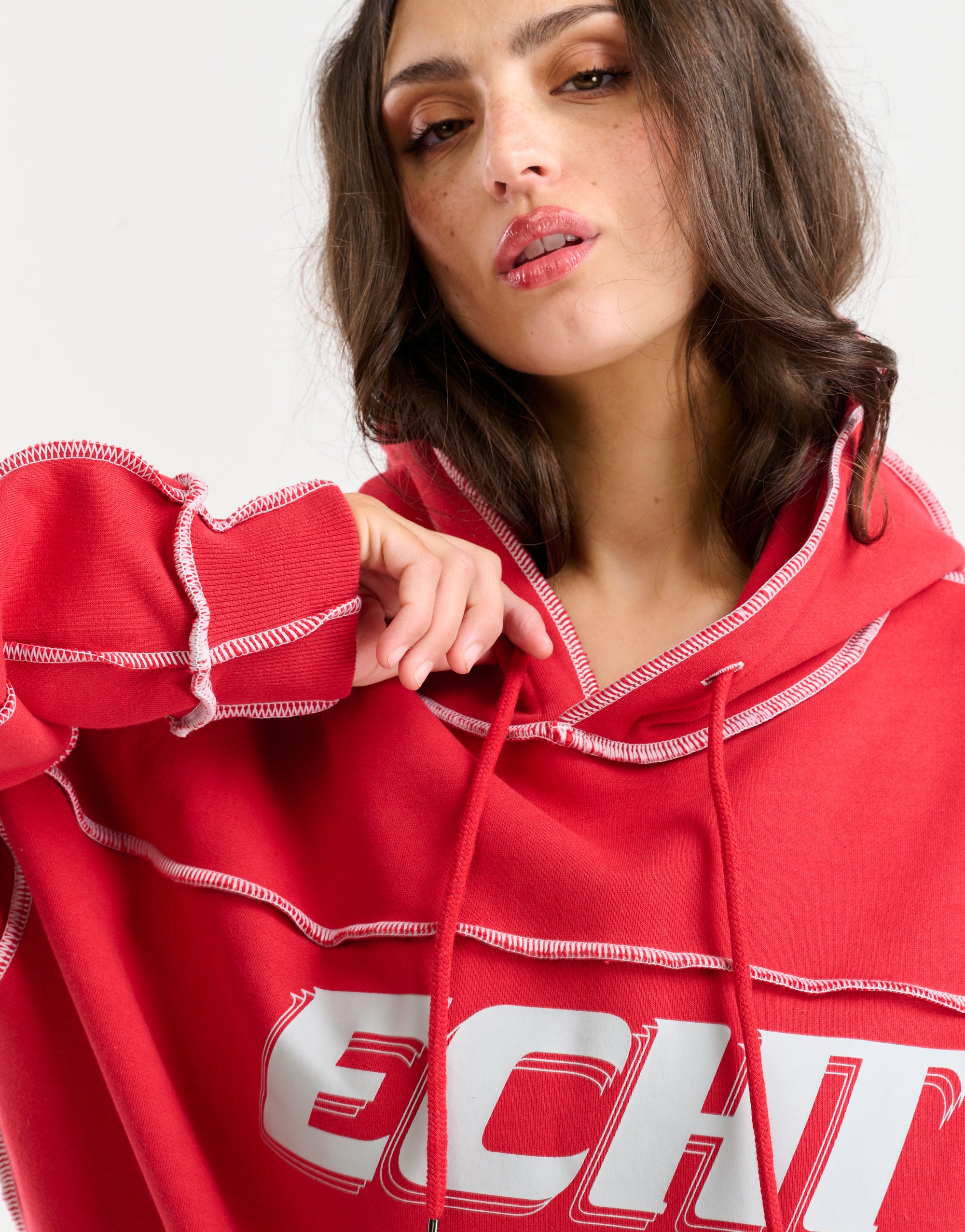 Track Hoodie - Red