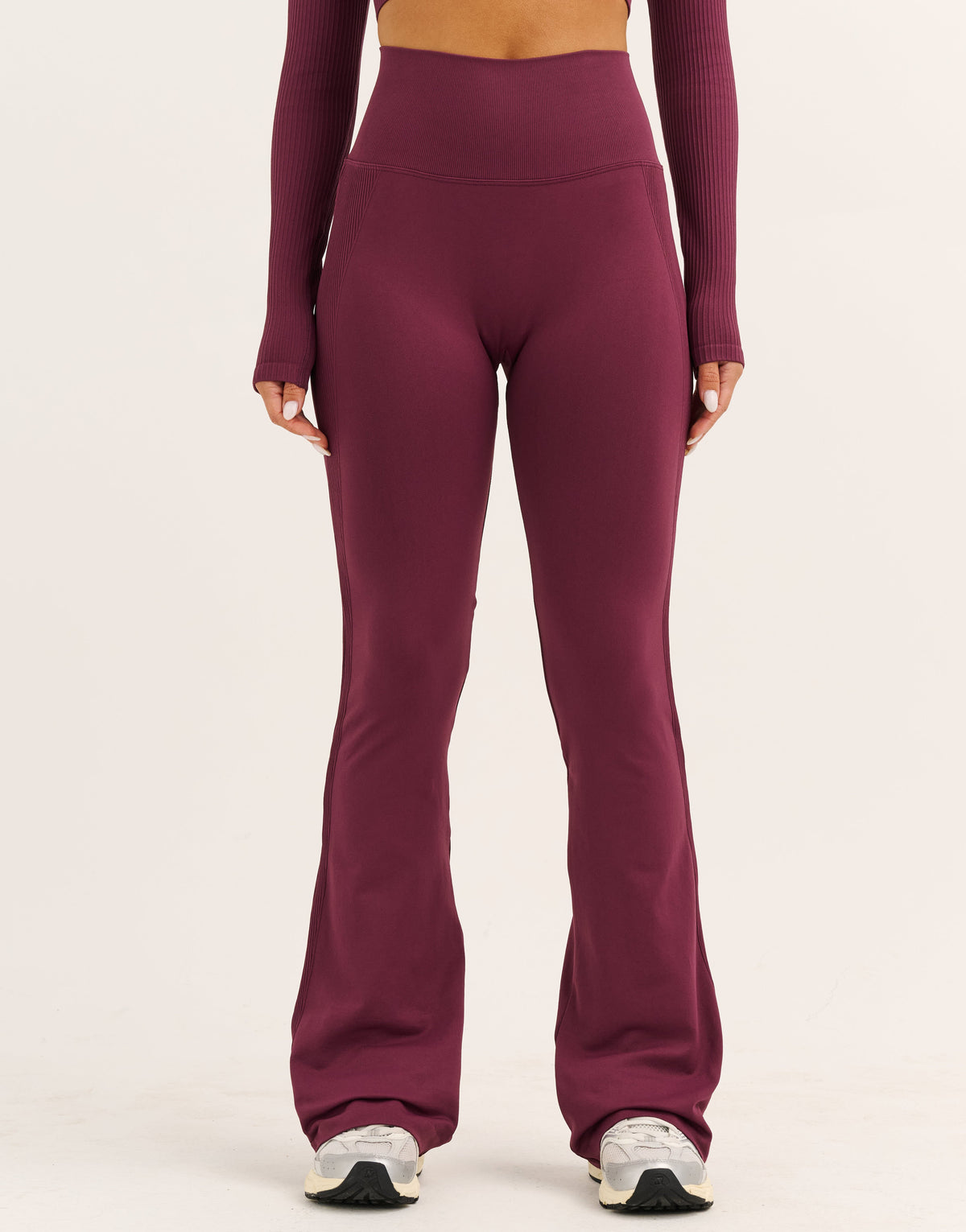 Arise Essential Flare Leggings - Blackberry