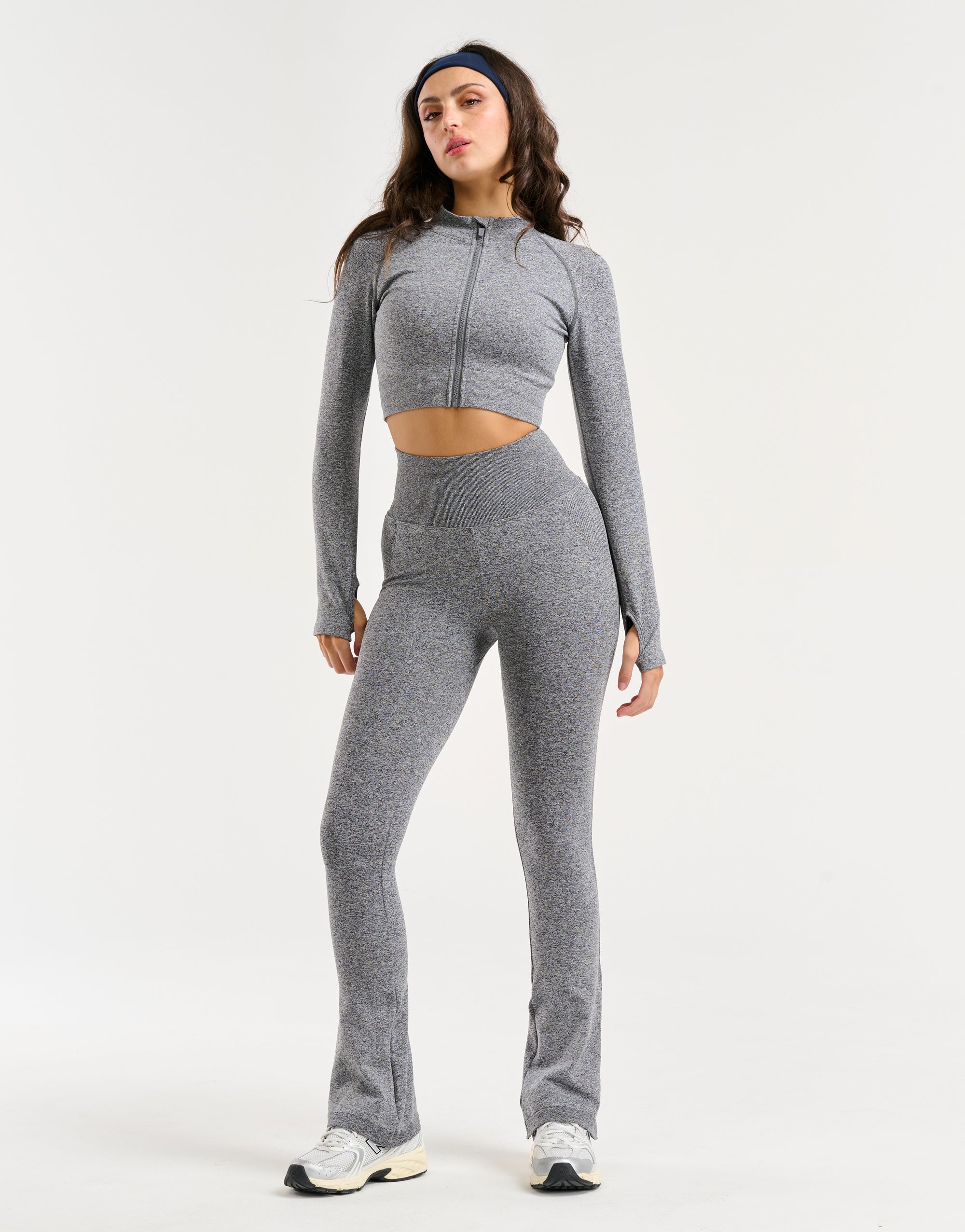 Arise Essential Flare Leggings - Charcoal