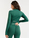 Arise Essential Zip-Up Long Sleeve - Green