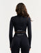 Arise Essential Zip-Up Long Sleeve - Black