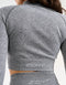Arise Essential Zip-Up Long Sleeve - Charcoal