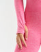 Arise Essential Zip-Up Long Sleeve - Pink