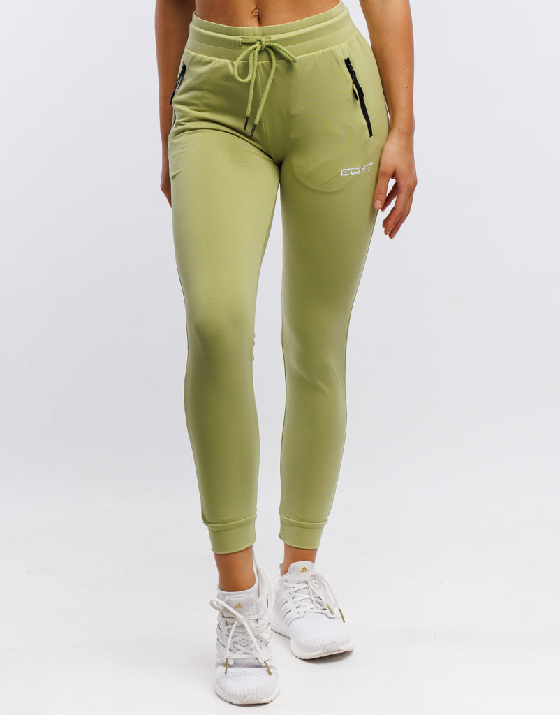 Ladies Tapered Joggers - Tree Green