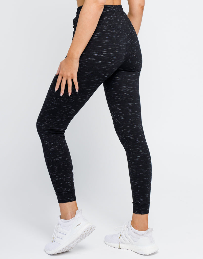 Ladies Tapered Joggers V2 - Pirate Black