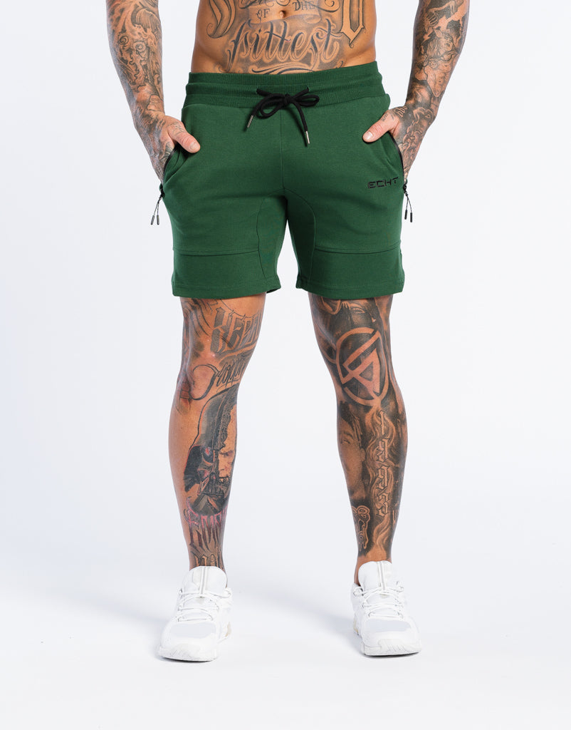 Echt Force Knit Shorts - Dark Green