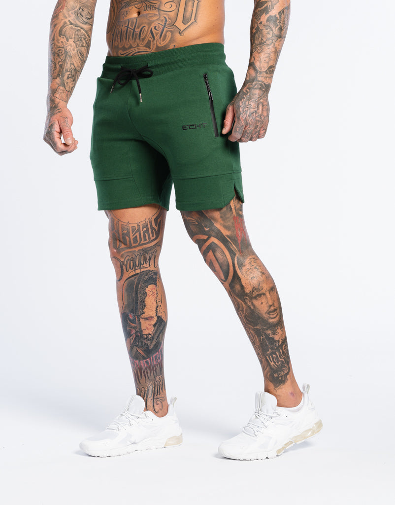 Echt Force Knit Shorts - Dark Green