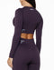 Arise Comfort Cropped Long Sleeve - Plum