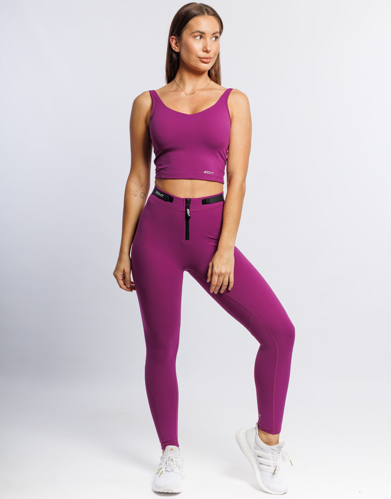 Echt Apparel, Pants & Jumpsuits, Echt Purple Womens Echt Force Scrunch  Leggings Xs