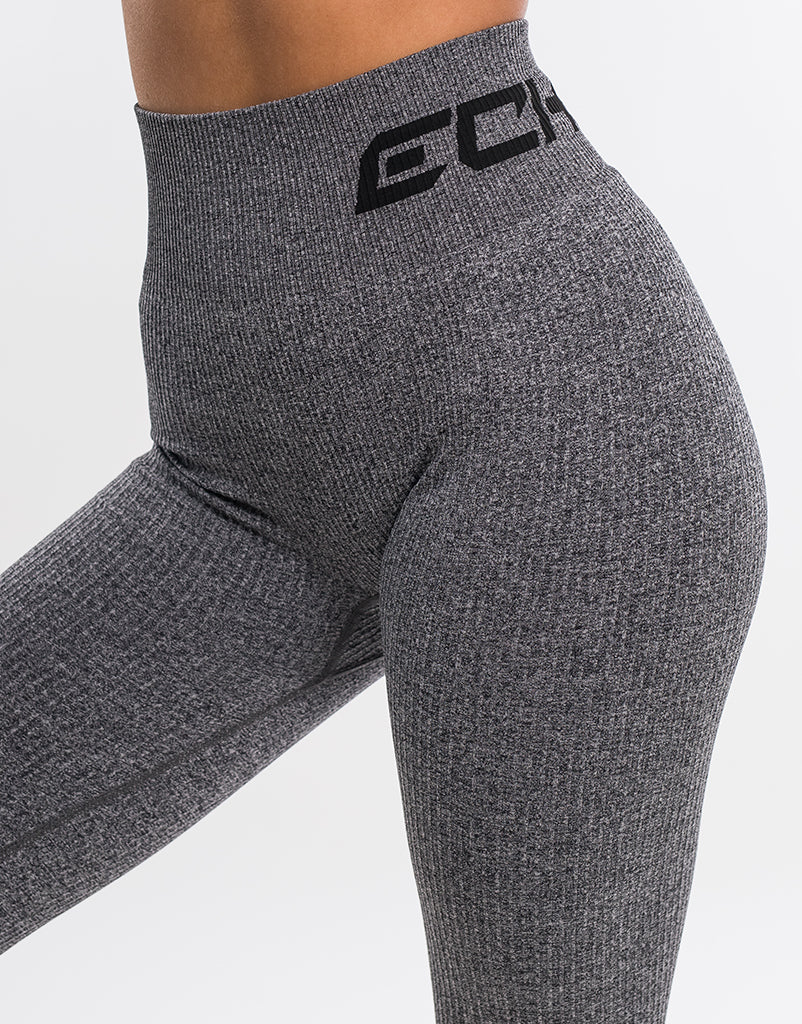 ECHT, Pants & Jumpsuits, Echt Arise Comfort Ribbed Leggings Gray Size  Small