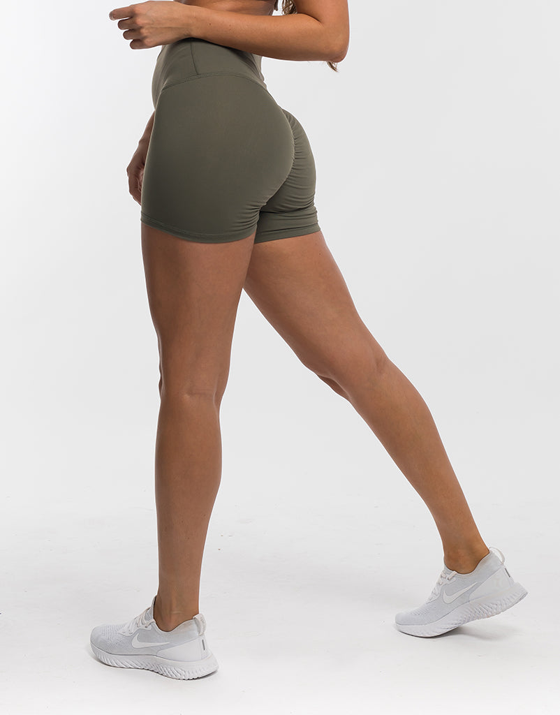 Echt Force Scrunch Shorts Dusty Olive